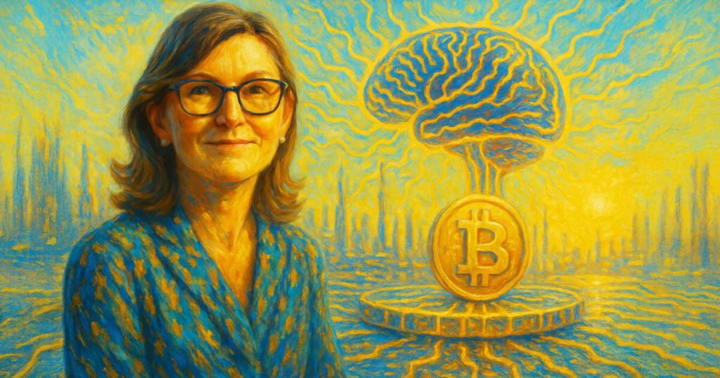 Cathy wood predicts ai and bitcoin to promote a new