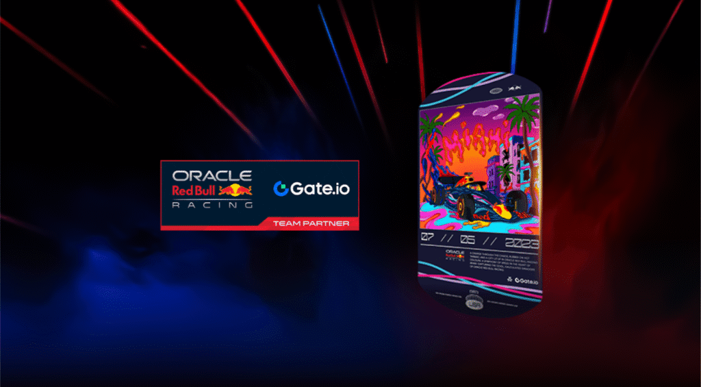 Gate.io partners with oracle red bull racing to launch a